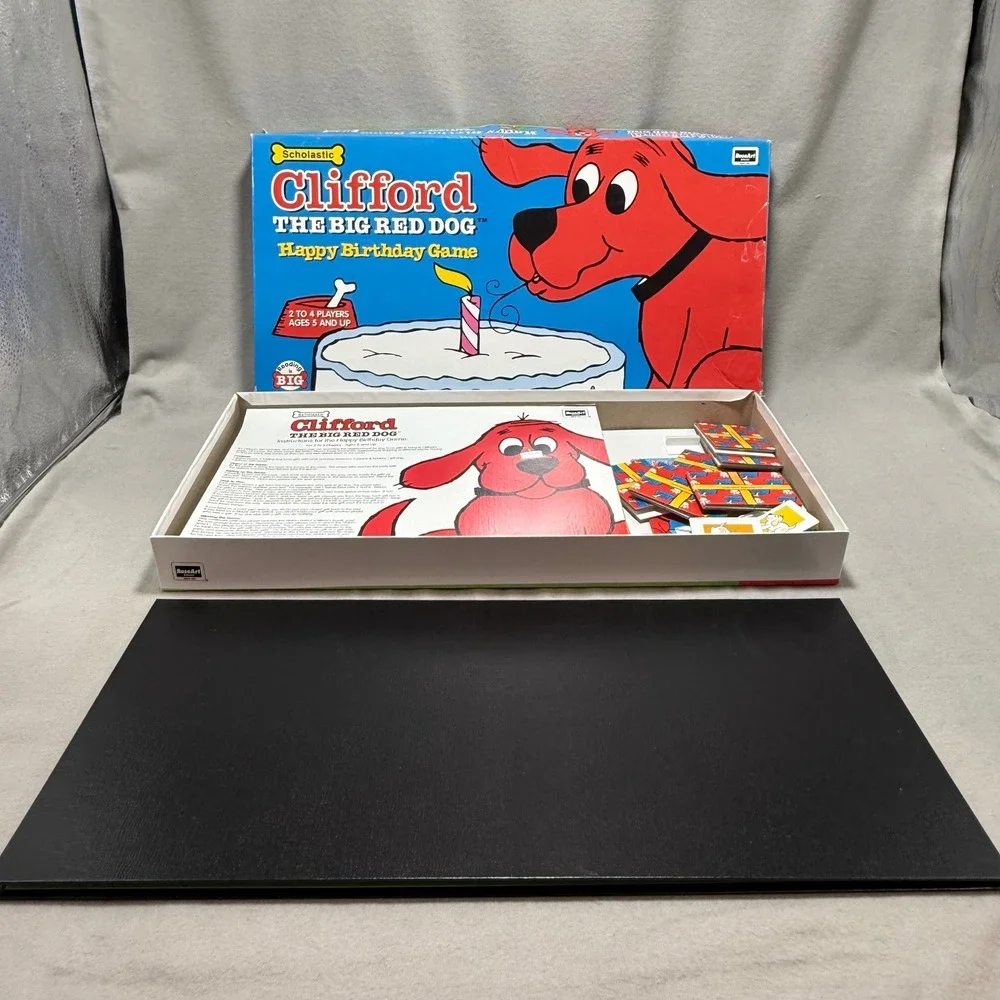 Clifford The Big Red Dog Happy Birthday Game Vintage Y2K Roseart Complete